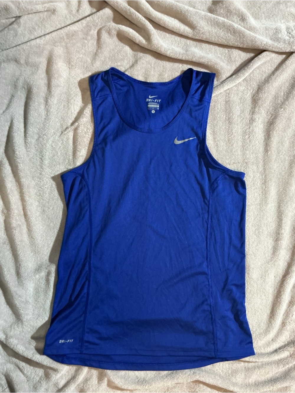 Nike Men’s Dri-FIT Royal Blue Performance Tank Top